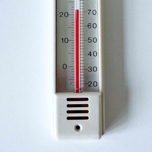 fig 1. Art Deco Bakelite Wall Thermometer by Negretti & Zambra
