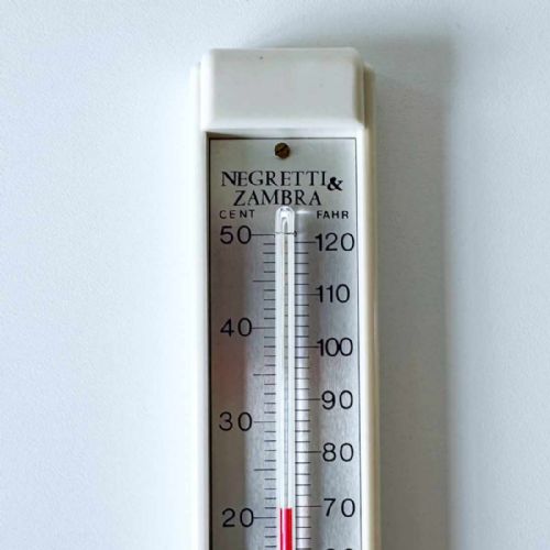 fig 4. Art Deco Bakelite Wall Thermometer by Negretti & Zambra