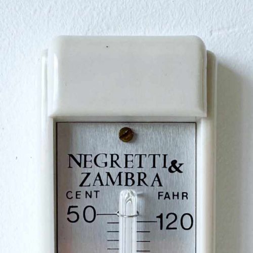 fig 5. Art Deco Bakelite Wall Thermometer by Negretti & Zambra