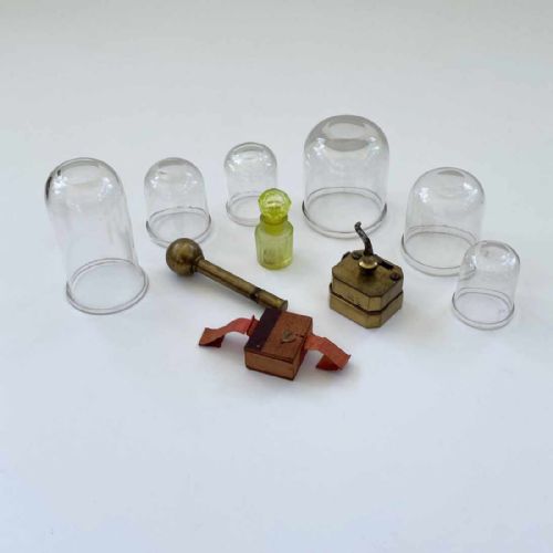 REGENCY PERIOD MEDICAL CUPPING SET BY JOHN MILLIKIN OF 301 THE STRAND LONDON - ADDITIONAL PHOTO 5