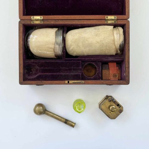 REGENCY PERIOD MEDICAL CUPPING SET BY JOHN MILLIKIN OF 301 THE STRAND LONDON - ADDITIONAL PHOTO 12