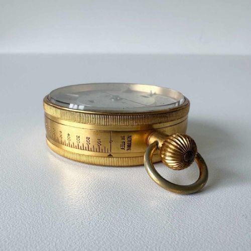 fig 5. Pocket Weather Forecasting Aneroid Barometer in Original Case by Negretti & Zambra