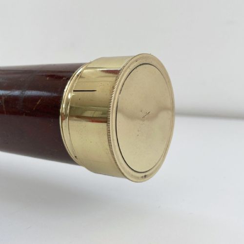 fig 4. Late Eighteenth Century Three Draw Telescope by Jesse Ramsden in Original Case