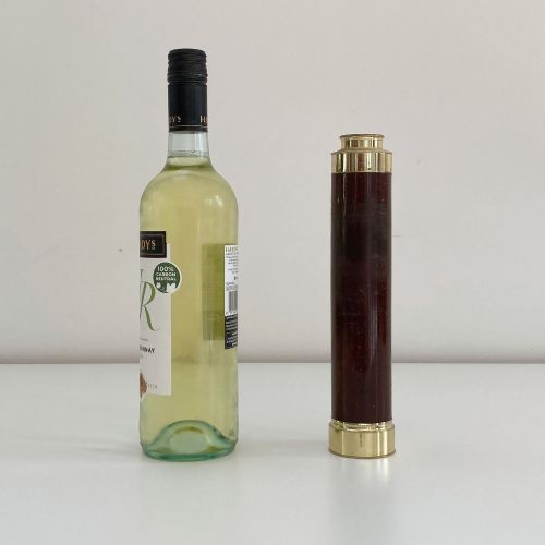 fig 6. Late Eighteenth Century Three Draw Telescope by Jesse Ramsden in Original Case