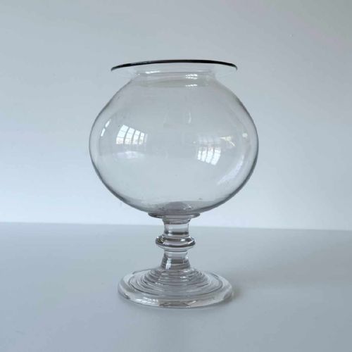 fig 1. Georgian Glass Medical Leech Jar