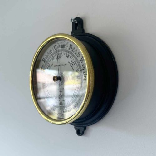 fig 2. Mid Victorian Marine Aneroid Barometer by Norie & Wilson London