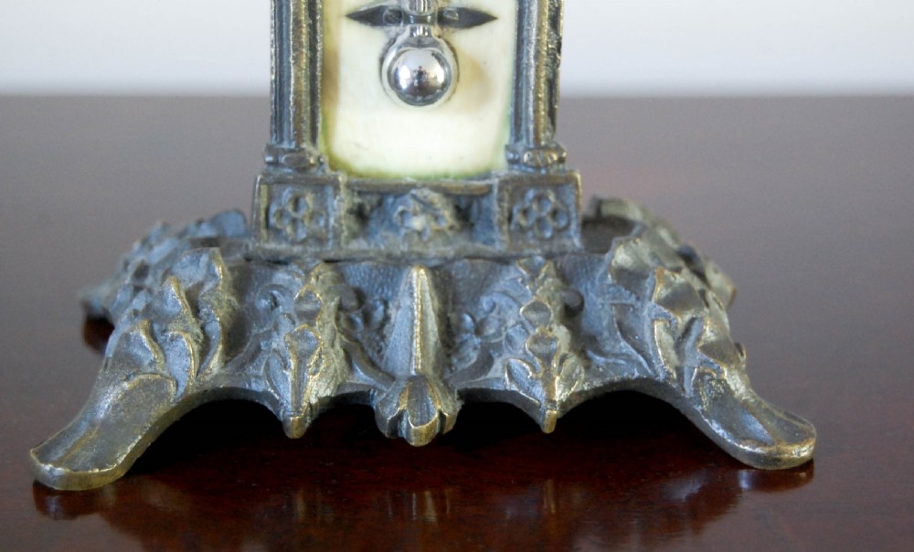 Early Victorian Desk Thermometer by CA Canti & Son, New Peckham, London View V