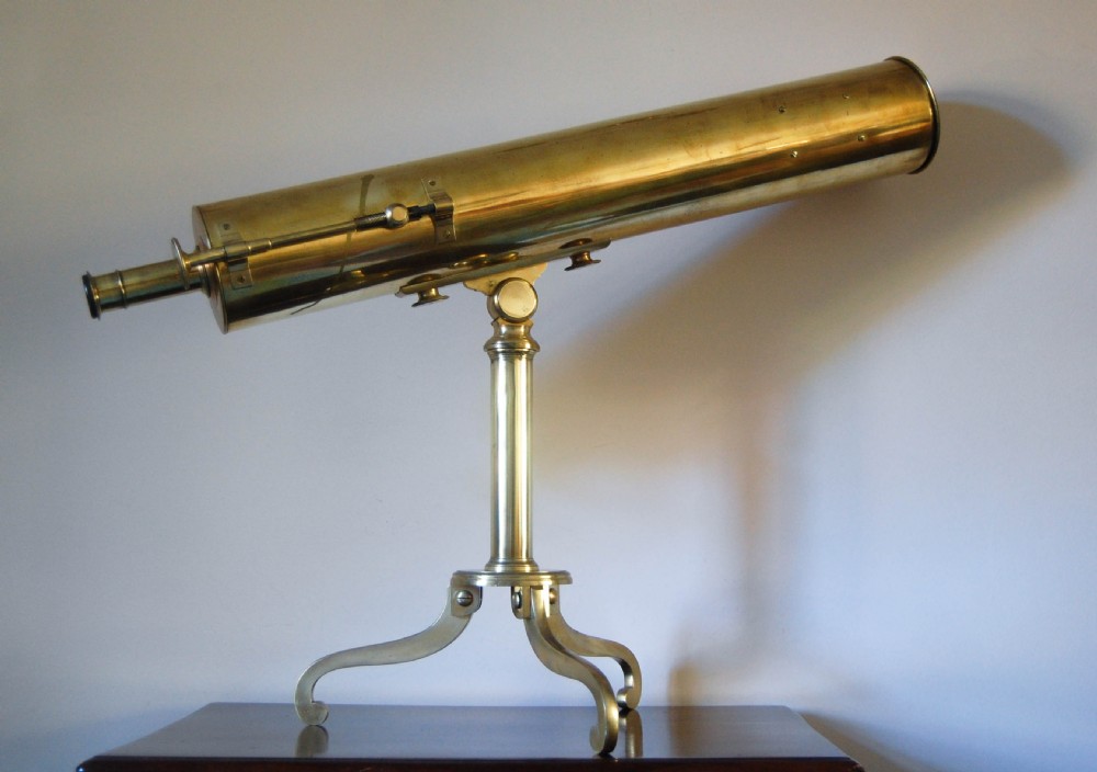 George III Gregorian Library Reflector Telescope by Wellington of Soho, London View II