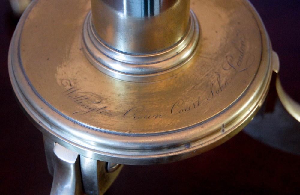 George III Gregorian Library Reflector Telescope by Wellington of Soho, London View V