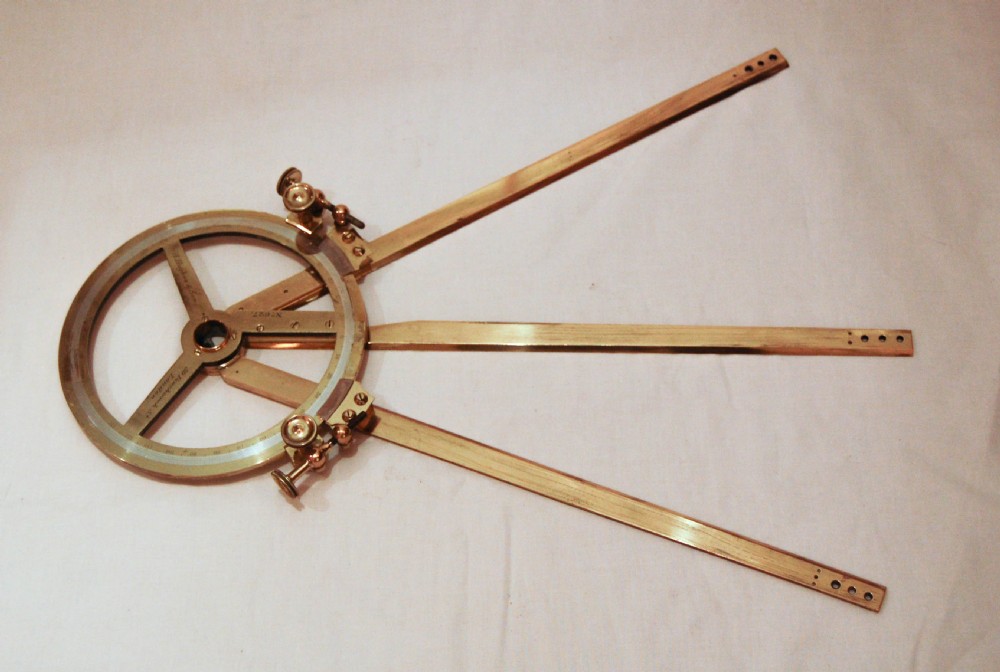 Cased Victorian Naval Station Pointer by Henry Hughes of London View II