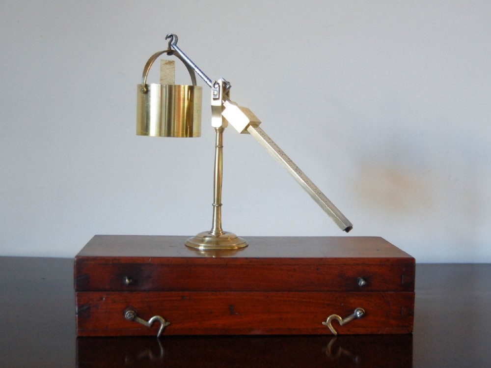 George IV Chondrometer or Grain Scale by Robert Brettell Bate of London