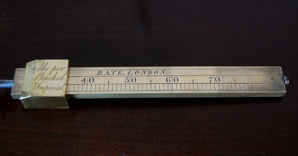 George IV Chondrometer or Grain Scale by Robert Brettell Bate of London View III