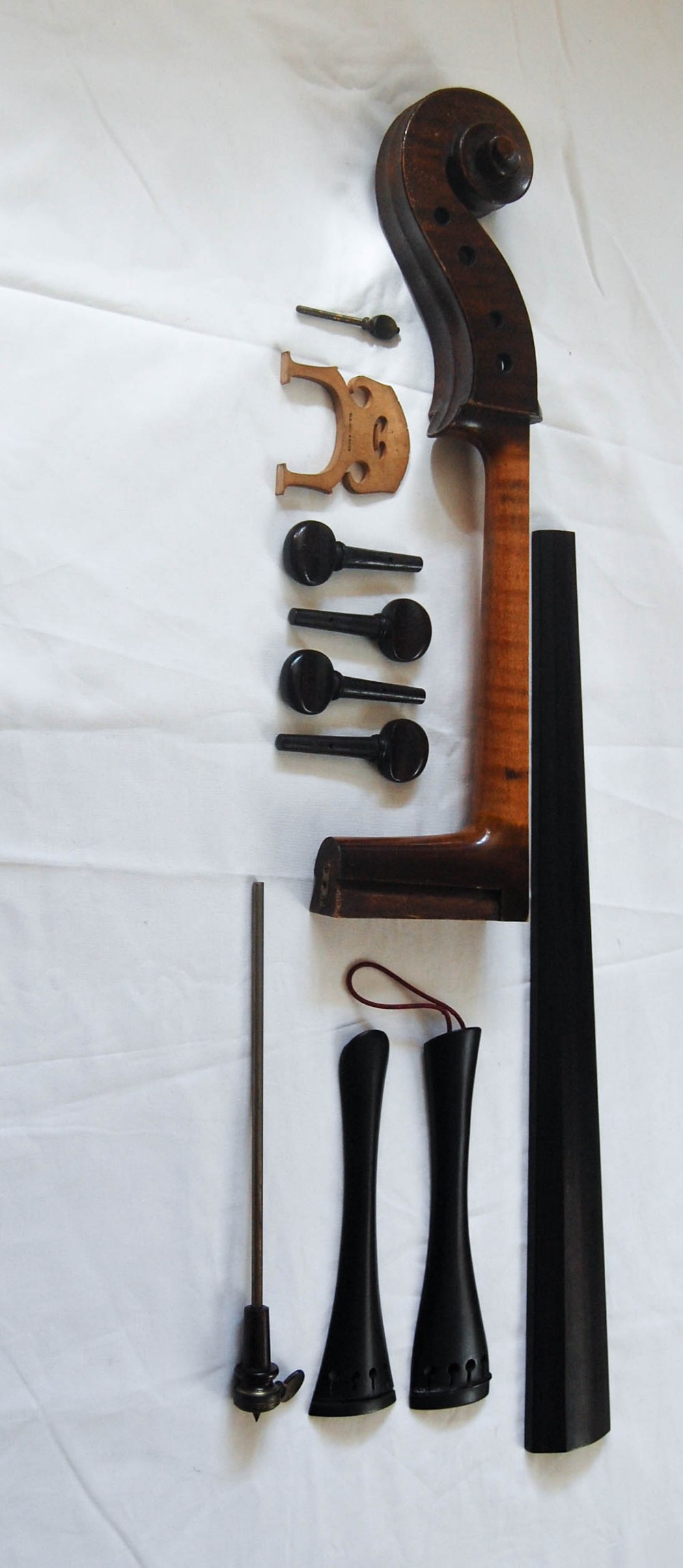 Victorian Military Campaign Collapsible Trench Cello by WE Hill & Sons, London View V