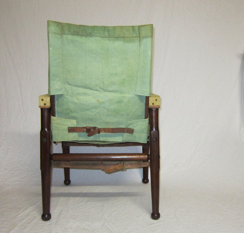 Early Twentieth Century Campaign Roorkhee Chair with Transit Bag View IV