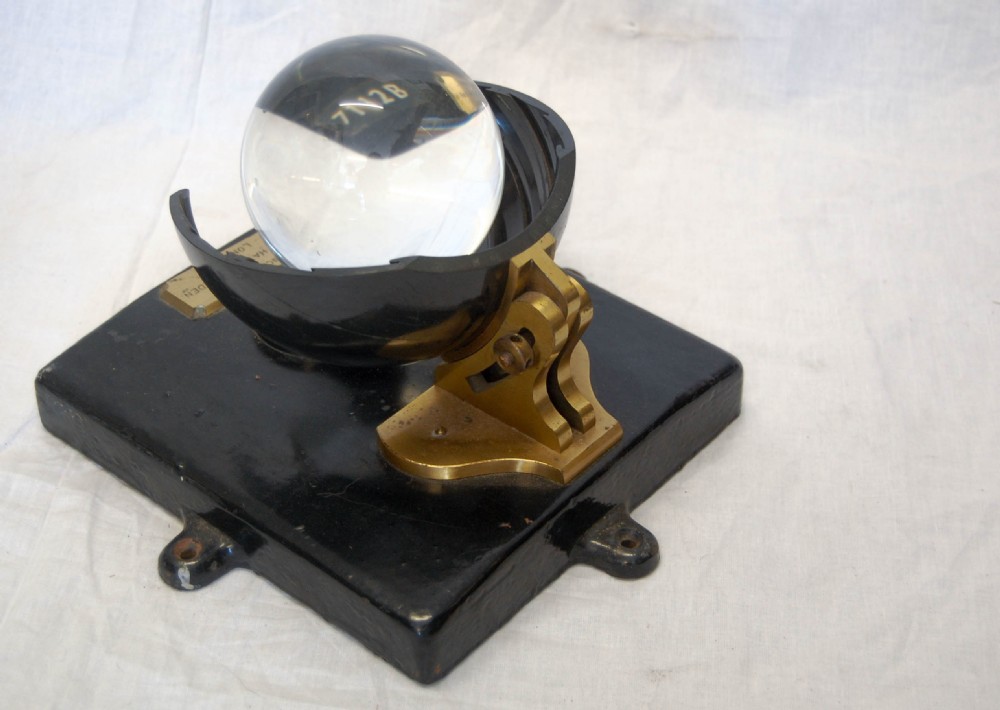 Late Victorian Campbell Stokes Sunshine Recorder by J Hicks, London View III