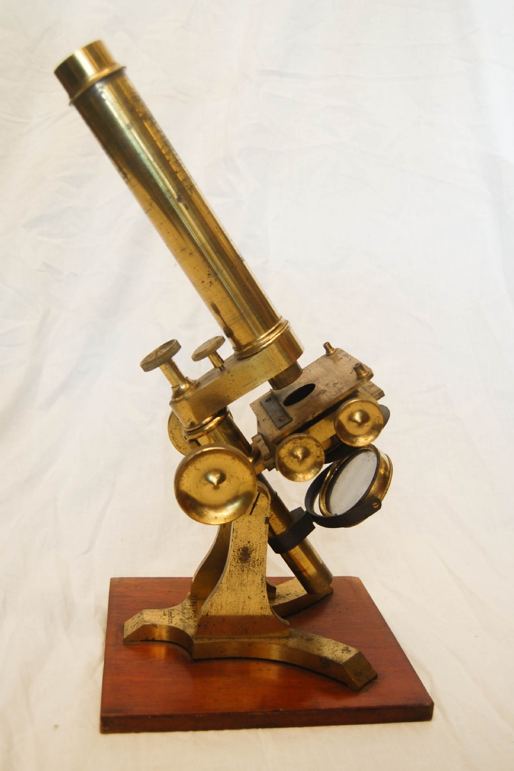 Victorian Cased Monocular Microscope by Watson & Son, 313 High Holborn, London.