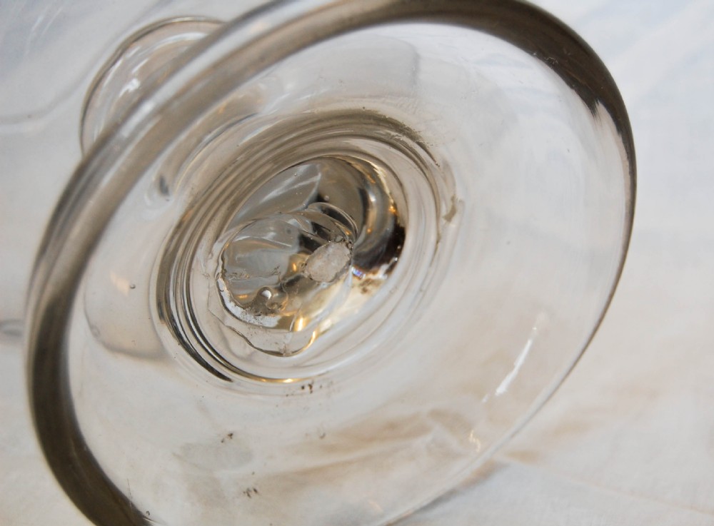 Early Nineteenth Century Glass Leech Jar View IV