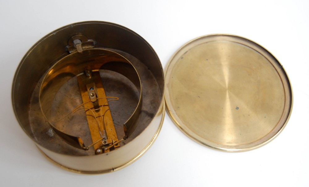 Bourdon & Richard Aneroid Barometer on Stand Retailed by EG Wood, 74 Cheapside, London View VI