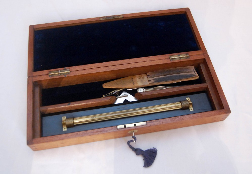 Victorian Drawing Instrument Set by Elliott Brothers London - Owned by Sir Hay Frederick Donaldson KCB View II