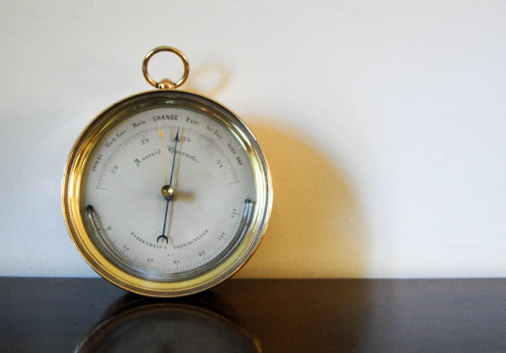 Earliest Known Aneroid Barometer by Lucien Vidi - Serial Number 57