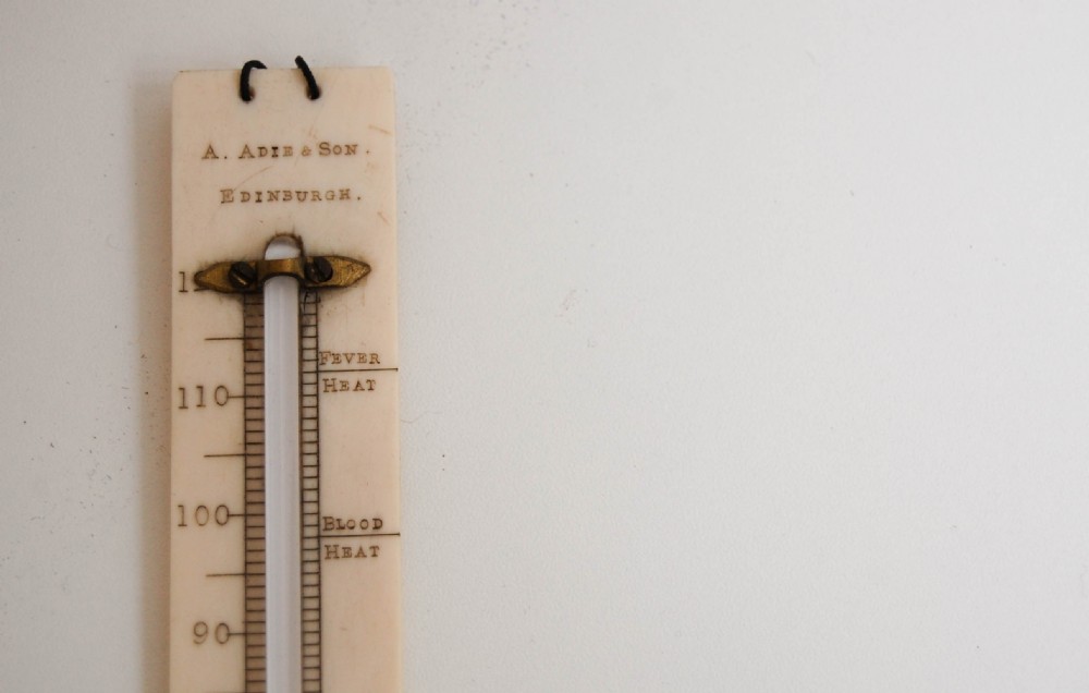 William IV Leather Cased Travelling Thermometer by Alexander Adie & Son Edinburgh View IV