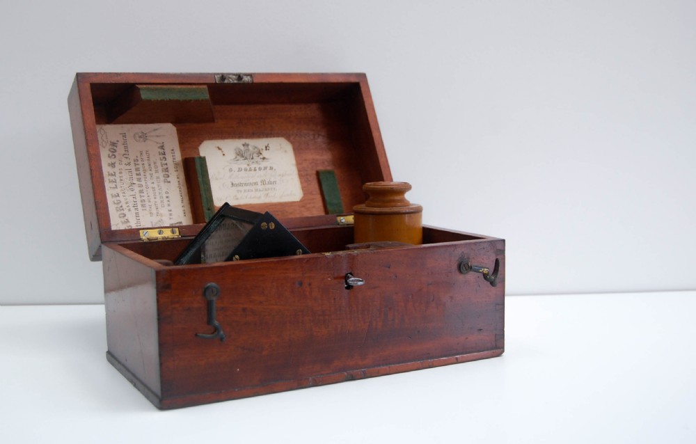 Early Victorian Cased Maritime Artificial Horizon by George Dollond of London
