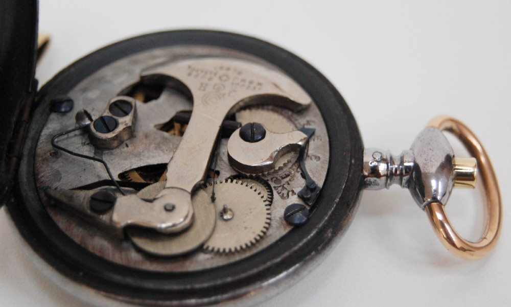 Edwardian Cased Henri Chatelain Pedometer Retailed by Aitchison & Co View III