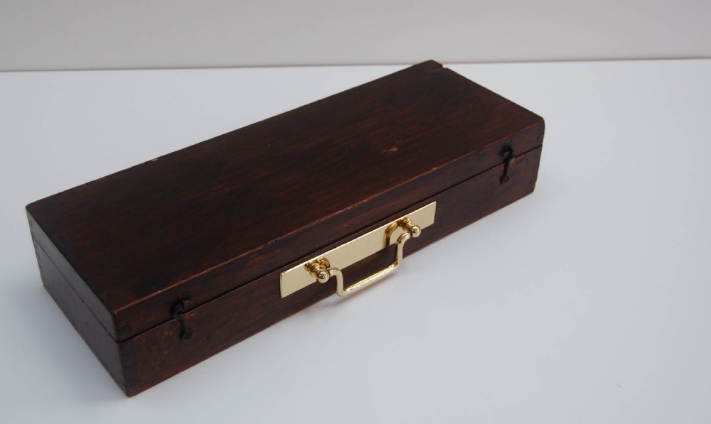 Victorian Cased Portable Desktop Telescope on Stand by Aitchison London View IX