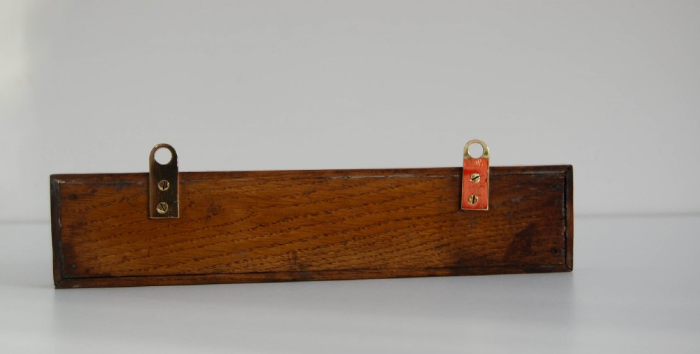 Early nineteenth Century Oak Cased Rutherford Type Minimum Thermometer by Adie & Son Edinburgh View II