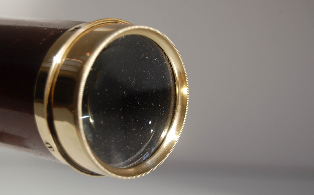 George III Three Draw Telescope by Cesar Tagliabue London View IV