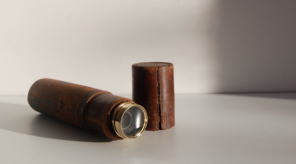 George III Three Draw Telescope by Cesar Tagliabue London View VII