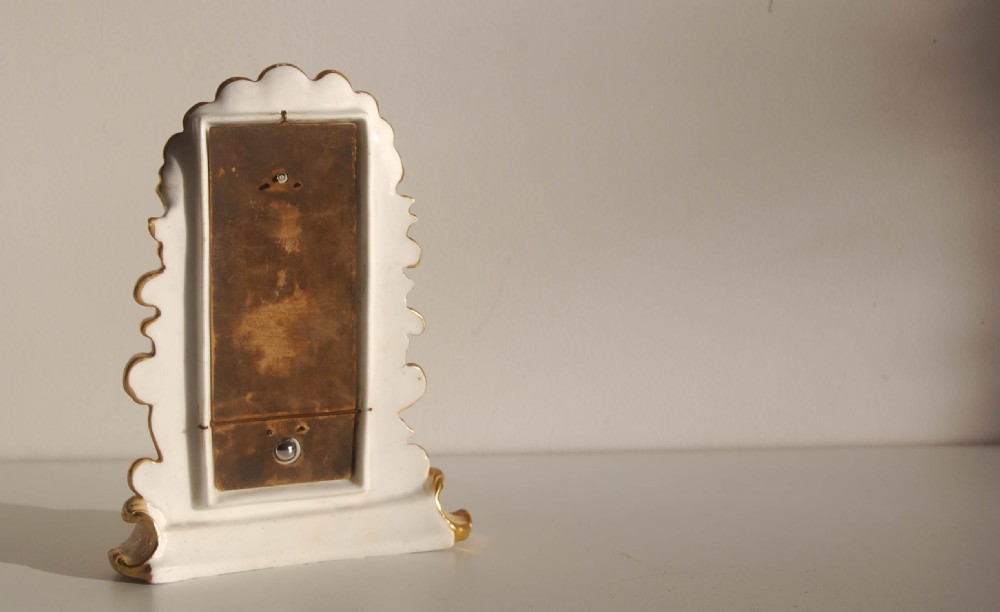 William IV Porcelain Desk Thermometer by Minton Potteries, Staffordshire View II