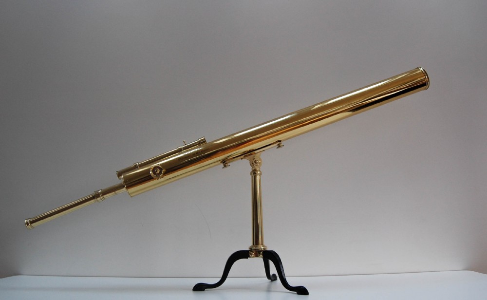 Large Cased Victorian Desk Top Astronomical Telescope by Newton & Co, Fleet Street View II