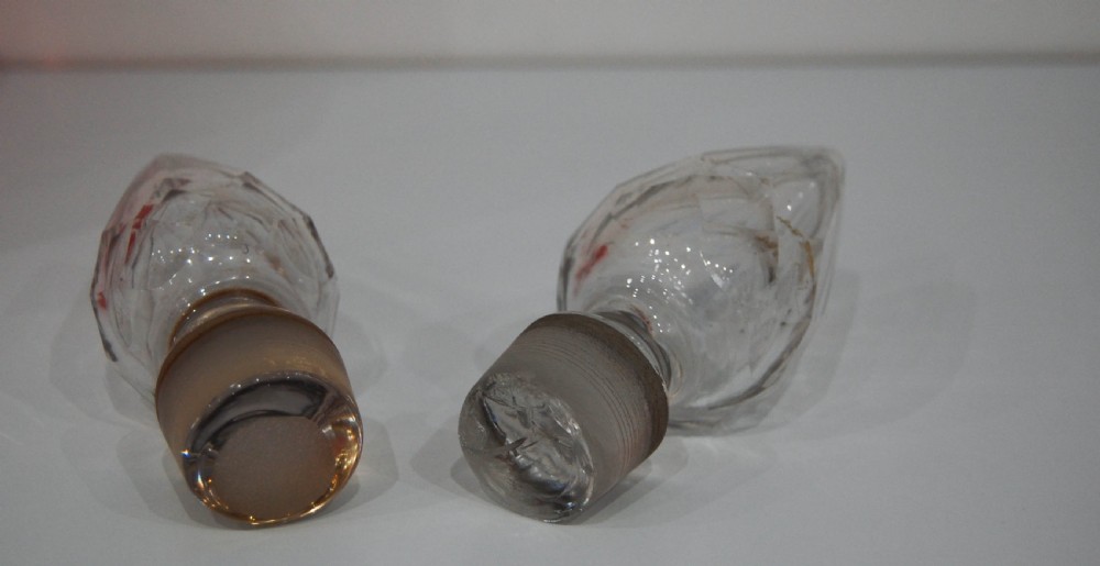 Pair of Victorian Blown Glass Chemist Carboys or Apothecary Jars View V