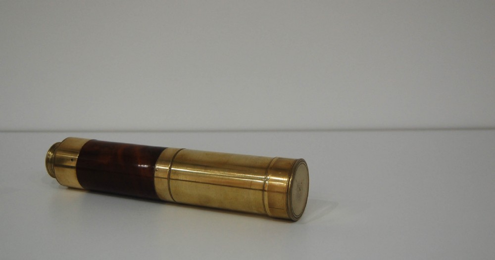 William IV Three Draw Telescope by Cox of Devonport - Reginald J Cheetham Collection View VII