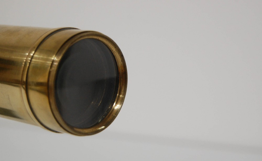 William IV Three Draw Telescope by Cox of Devonport - Reginald J Cheetham Collection View IX