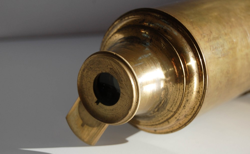 George III Period Night Glass or Night Telescope by Thomas Jones of Charing Cross, London View III