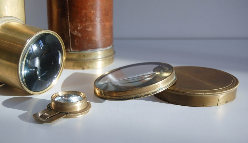George III Period Night Glass or Night Telescope by Thomas Jones of Charing Cross, London View VI