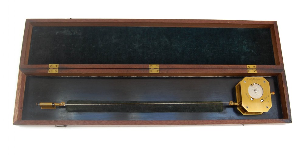 Cased Mid-Victorian Silk Twisting Machine by Fritz Hillenhagen of Crefeld Germany