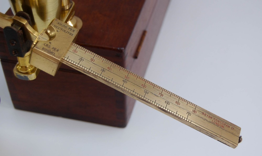 Rare Late Victorian Chondrometer or Grain Scale by Bryan Corcoran Ltd London View V