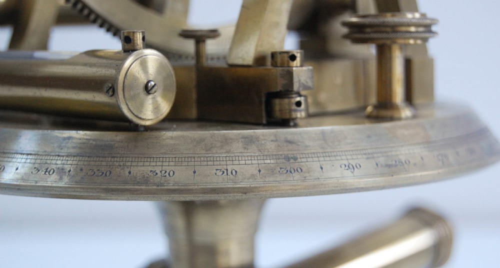 George III Cased Altazimuth Double Telescope Theodolite by Miller & Adie of Edinburgh View V