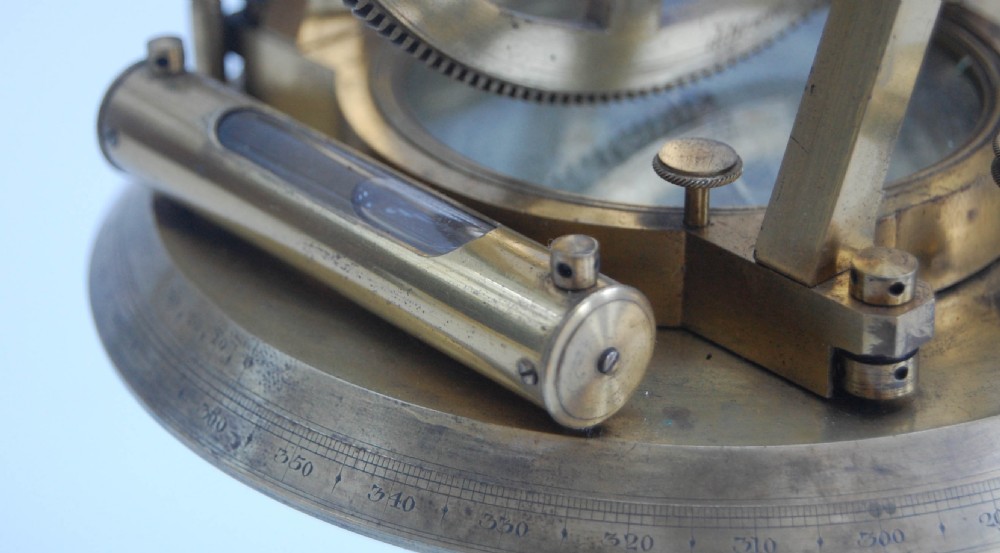 George III Cased Altazimuth Double Telescope Theodolite by Miller & Adie of Edinburgh View VI