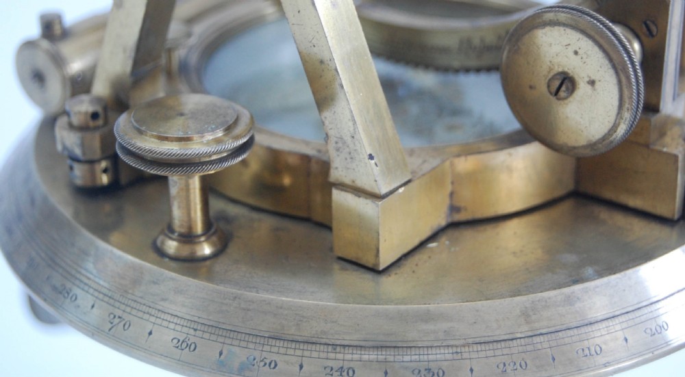George III Cased Altazimuth Double Telescope Theodolite by Miller & Adie of Edinburgh View VII