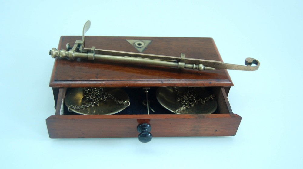 Early Victorian Set of Apothecary Scales View IX