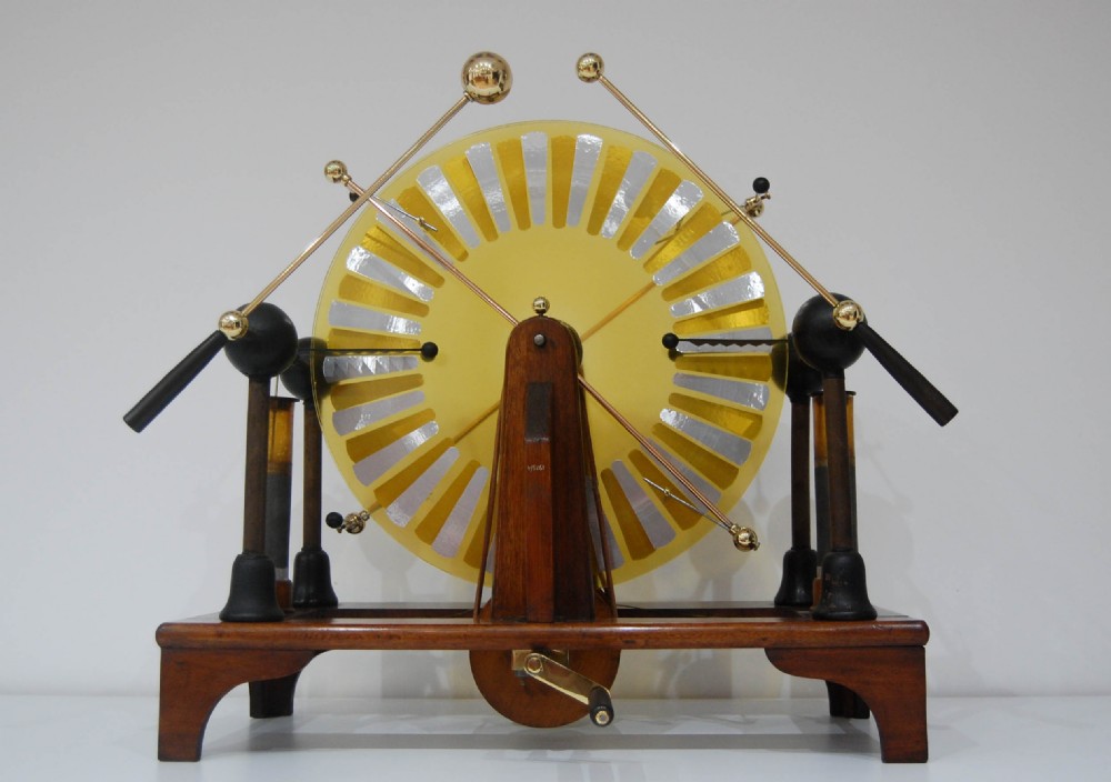 Large Late Victorian Wimshurst Machine with 18