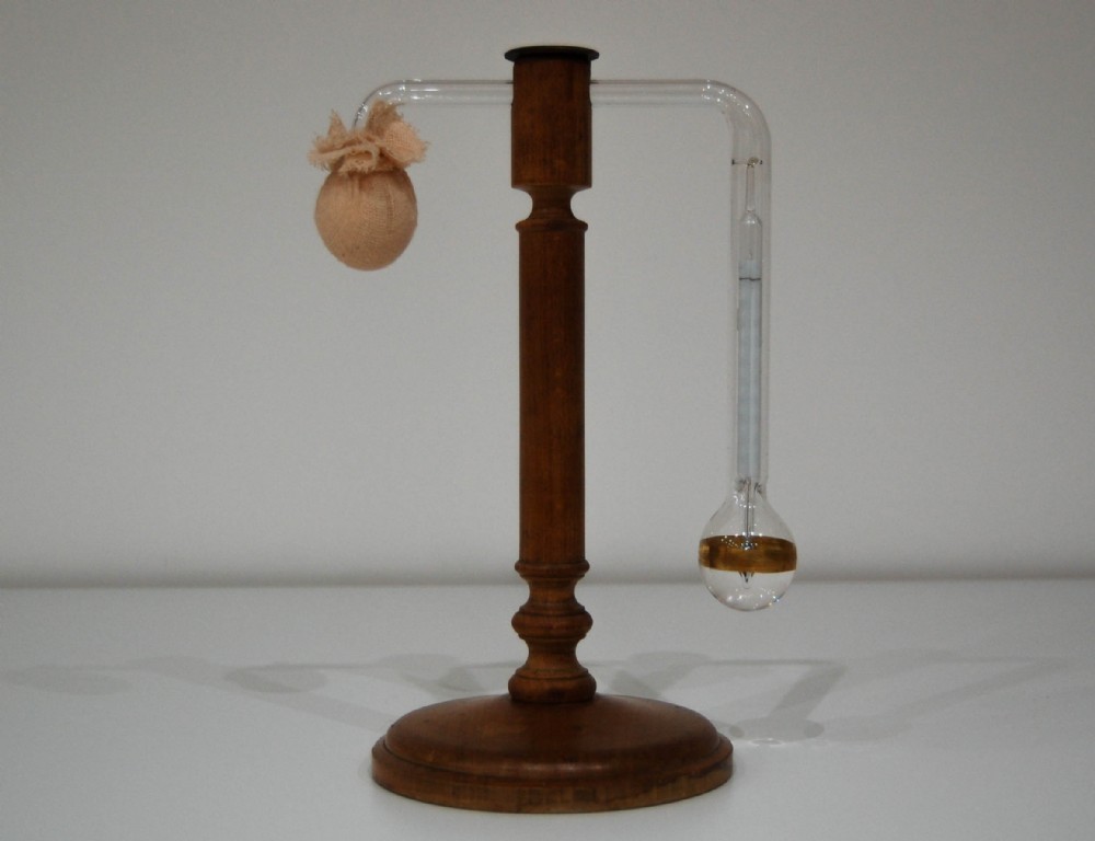 Late Victorian Daniell's Hygrometer on Boxwood Stand