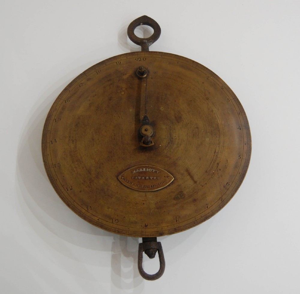 Augustus Siebe Patent Dial Weighing Machine by Marriott of 89 Fleet Street