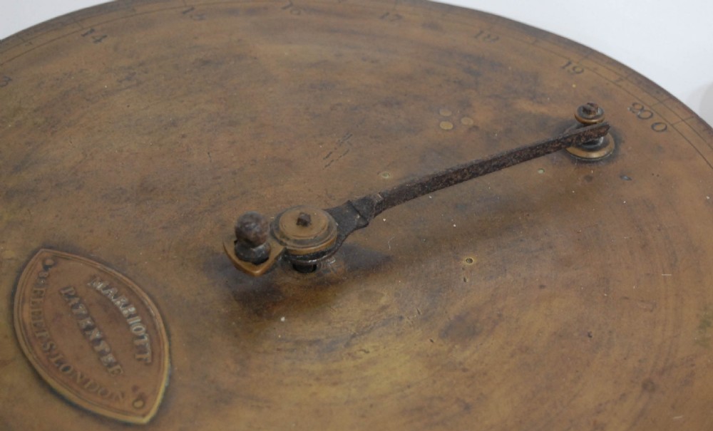 Augustus Siebe Patent Dial Weighing Machine by Marriott of 89 Fleet Street View V