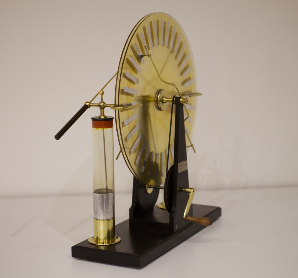 Late Victorian Wimshurst Machine by Victor Morlot-Maury of Paris View IV
