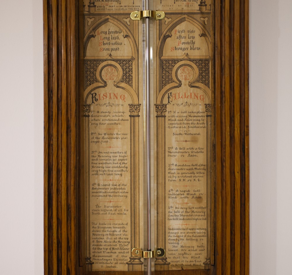 Late Victorian Admiral Fitzroy Barometer by EG Wood of London View III